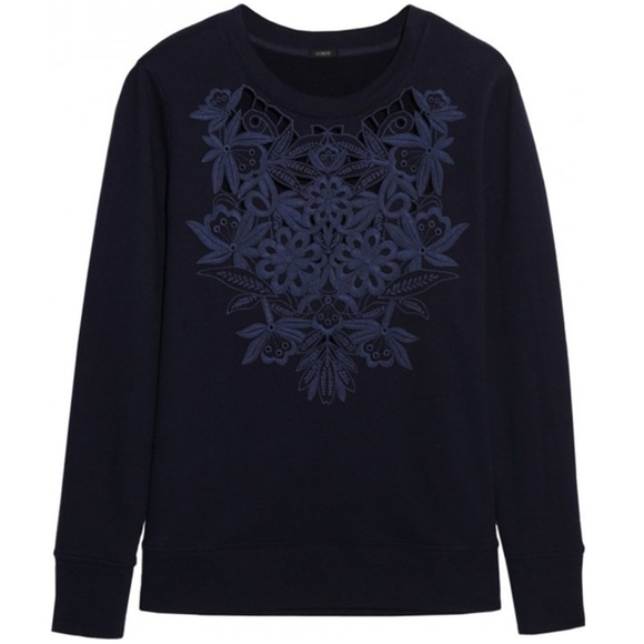 Cutout Floral Sweatshirt - Picture 2 of 4